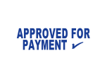 TCI S-Stamp Approved for Payment (Blue)