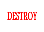 TCI S-Stamp Destroy (Red)