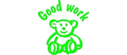 TCI Classmate Good Work Bear Green